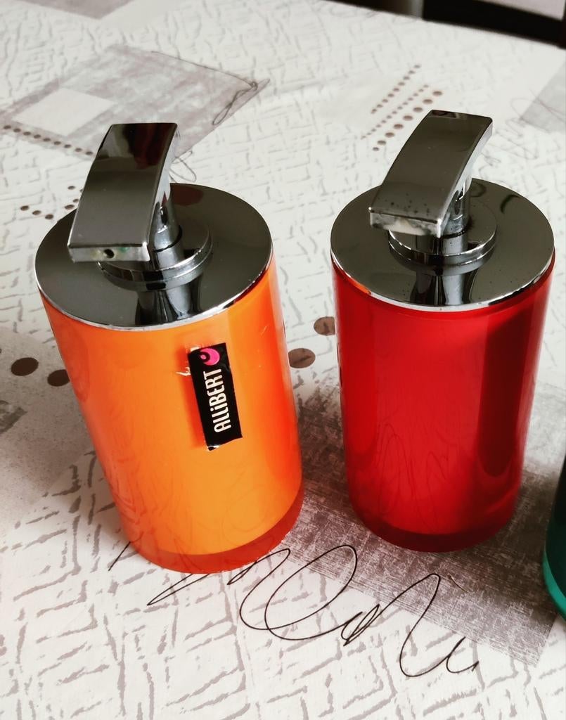 Zeepdispensers Allibert, Ophalen of Verzenden, Gebruikt