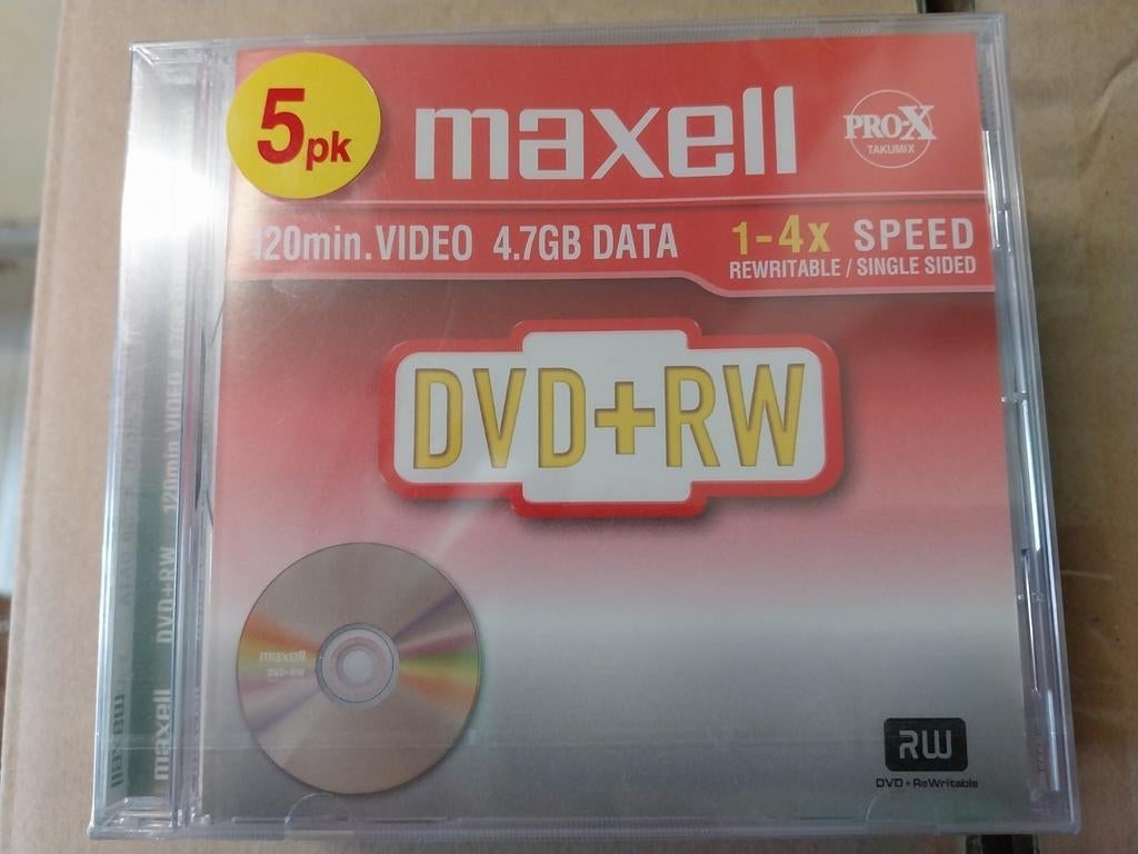 Maxwell dvd+rw, Ophalen of Verzenden, Nieuw, Dvd