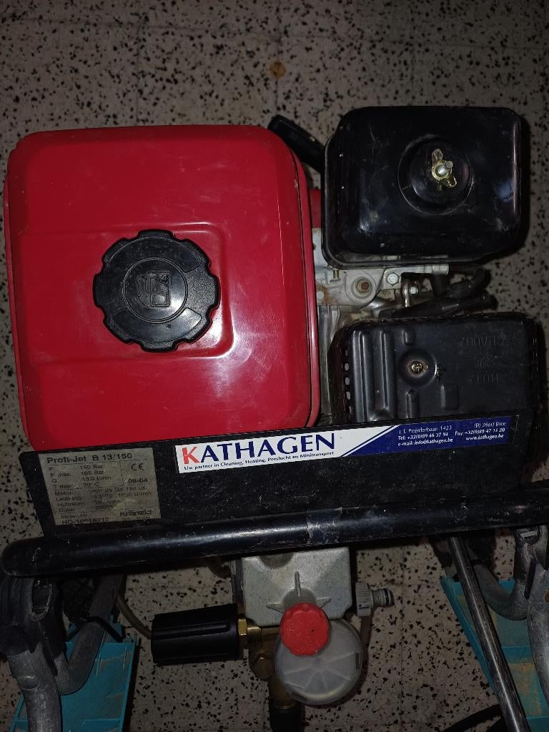 Hogedrukreiniger benzine Honda GX 160 5.5, Tuin en Terras, Hogedrukreinigers, Ophalen, Gebruikt, Benzine, Honda
