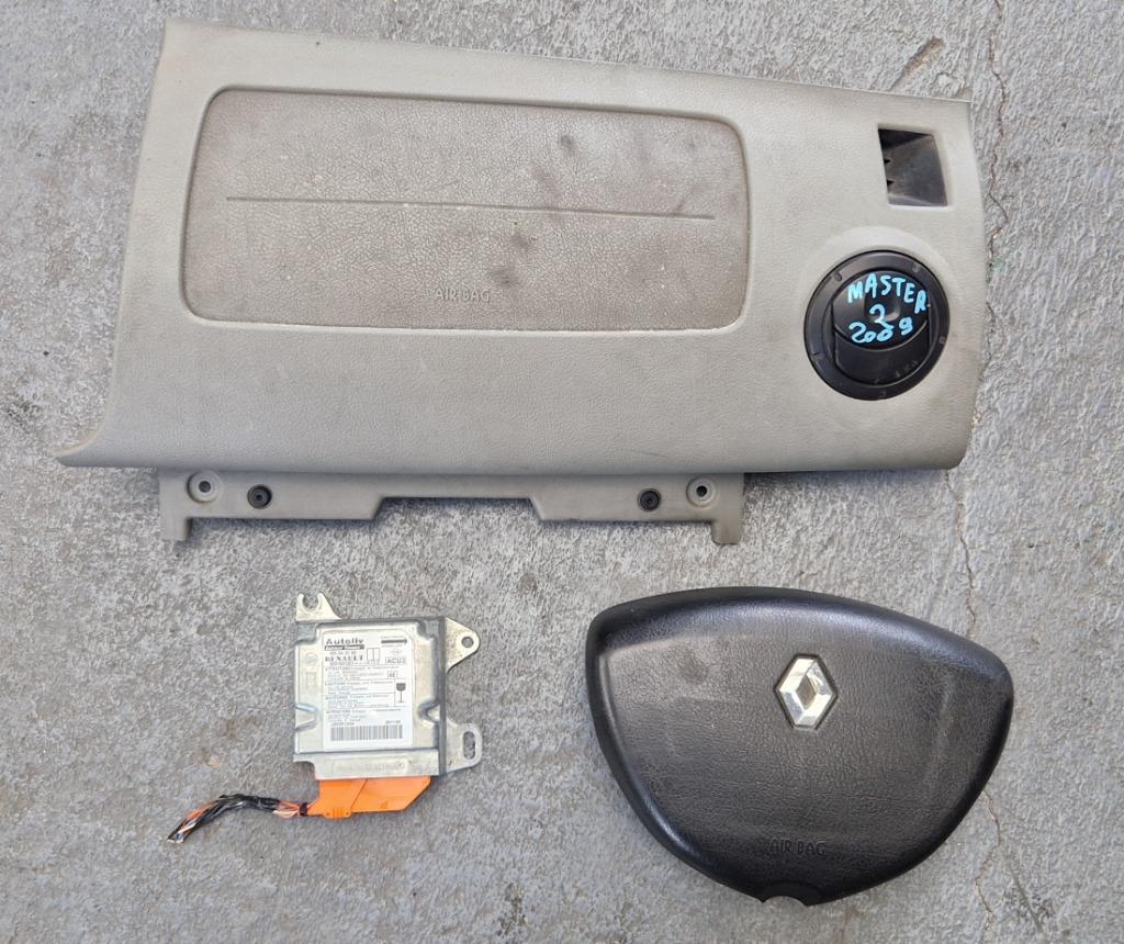KIT AIRBAG RENAULT MASTER 2 PHASE 3 2009 air bag calculateur, Enlèvement, Renault