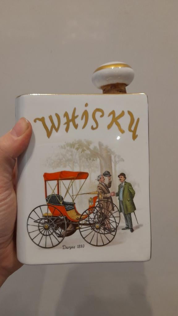 Oude wiskeyfles porselein, Antiek en Kunst, Ophalen of Verzenden