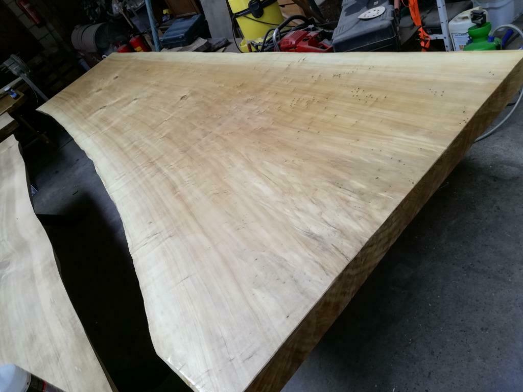 BOOMSTAM TAFELS, TAFELBLADEN Planken in boomstamvorm, massie, Huis en Inrichting, Ophalen