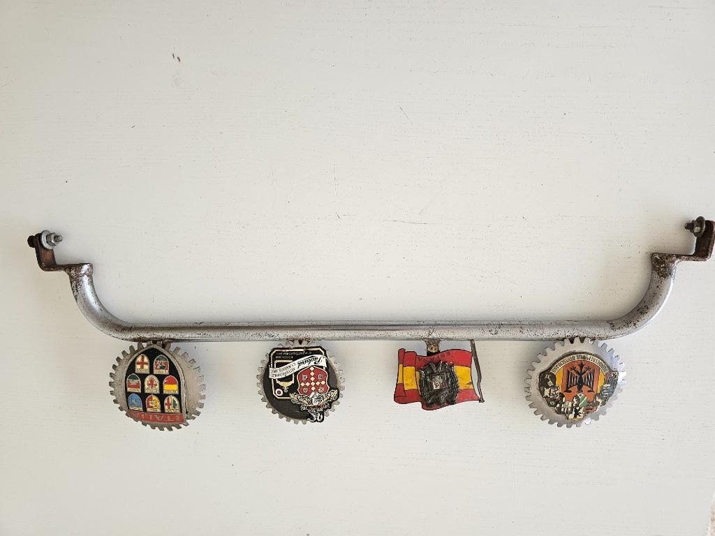 vintage badge bar voor oldtimer, Enlèvement ou Envoi, Pièces Oldtimer ou Ancêtre