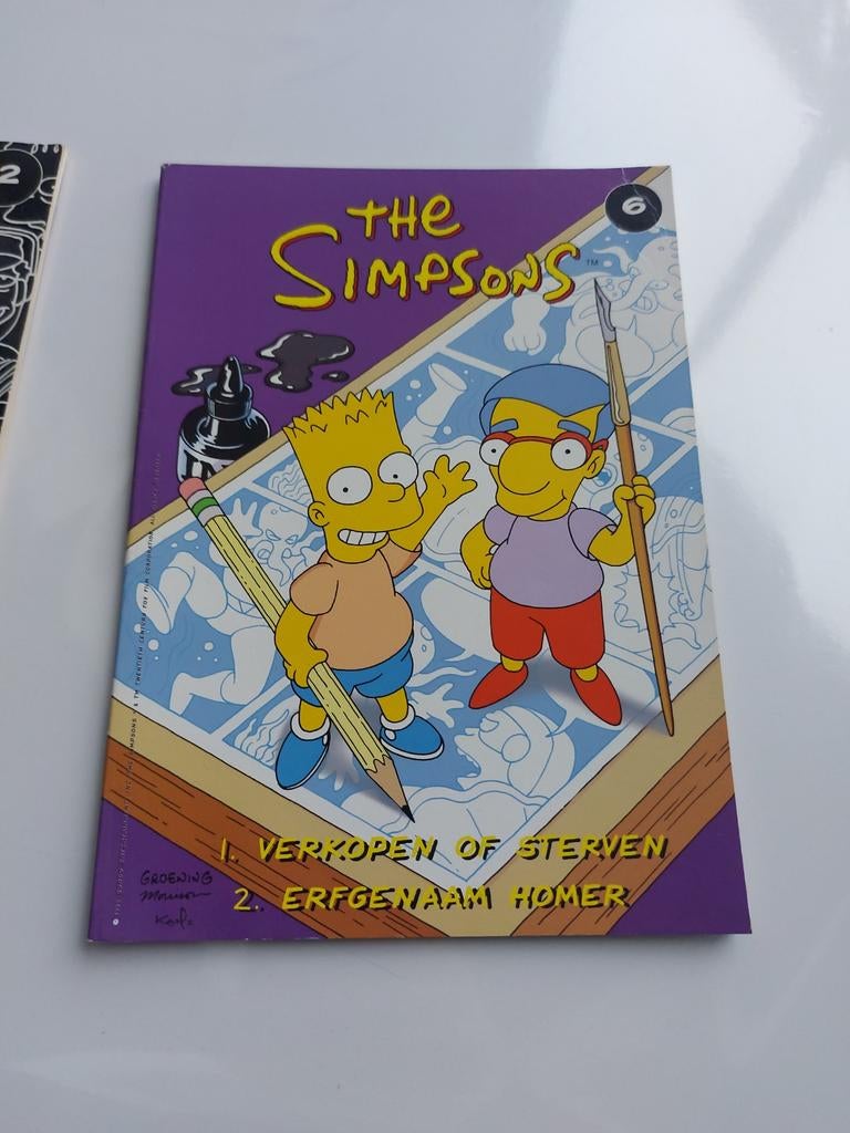 Strip The Simpsons, Enlèvement ou Envoi