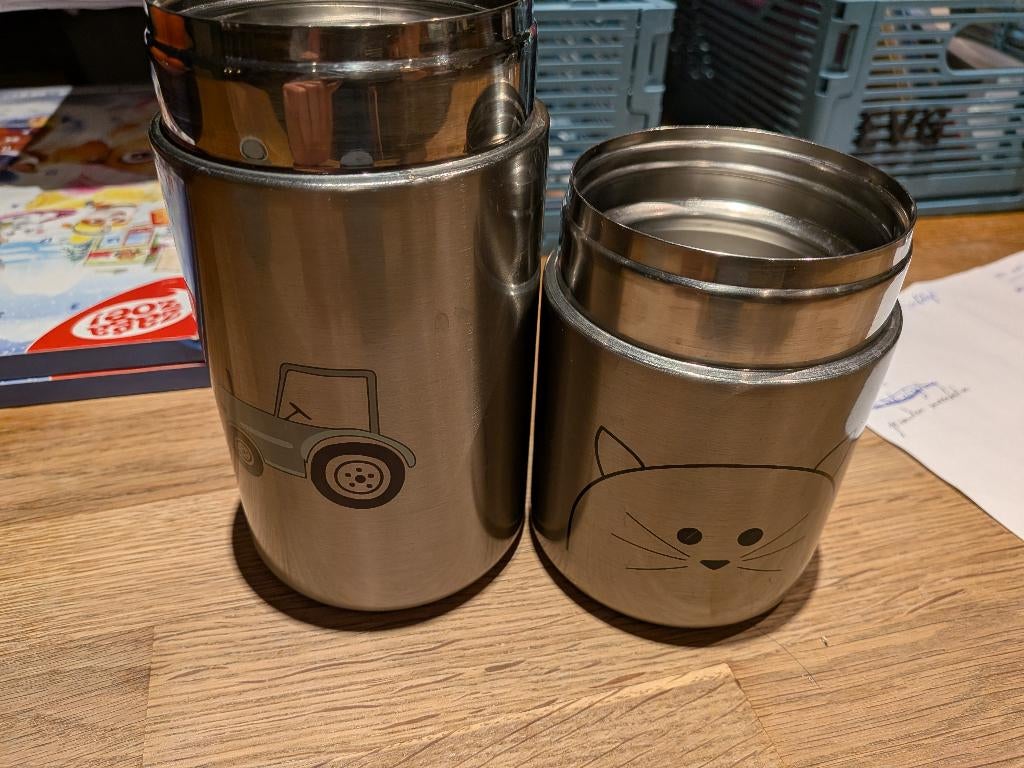 Kinder thermos, Kinderen en Baby's, Ophalen, Gebruikt, Flessen- of potjesverwarmer
