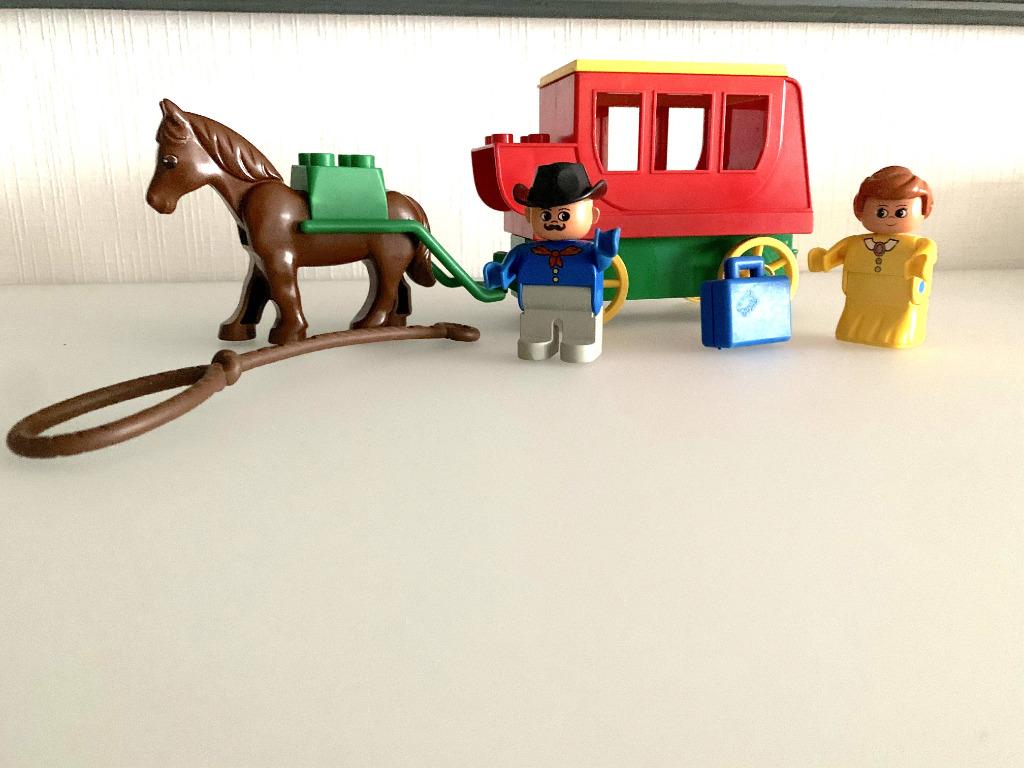 LEGO - Dagecoach western DUPLO rétro, Enlèvement ou Envoi, Utilisé, Duplo
