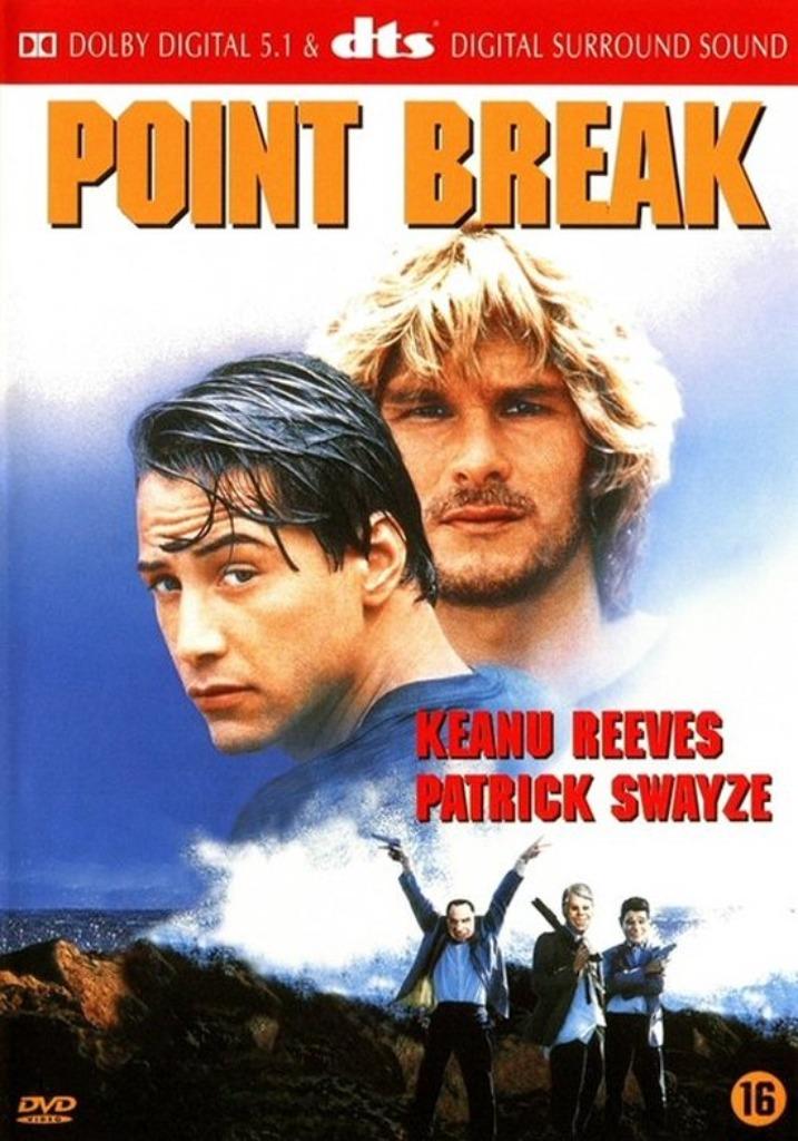 POINT BREAK ( keanu reeves ,patrick  swayze ), Cd's en Dvd's, Ophalen of Verzenden