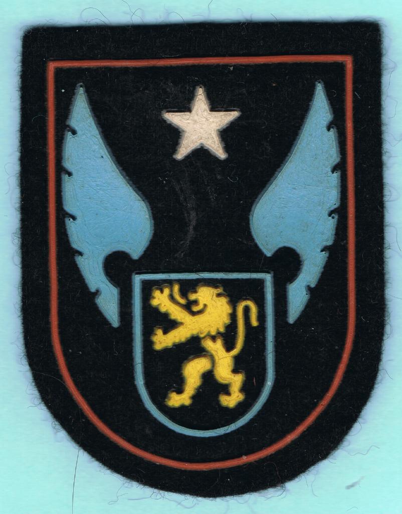 Belgian Air Force Sleeve Insignia ( MS87 ), Ophalen of Verzenden, Luchtmacht, Embleem of Badge
