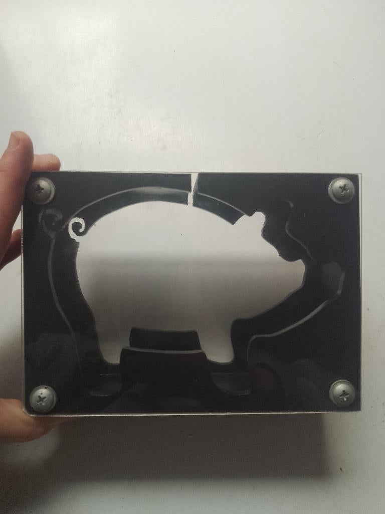 spaarpot tirelire piggy bank vorm varken goede staat, Verzenden, Gebruikt, Dier