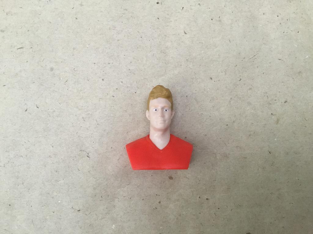 Mini poppetje buste voetballer Kevin De Bruyne Carrefour, Verzamelen, Ophalen of Verzenden, Nieuw