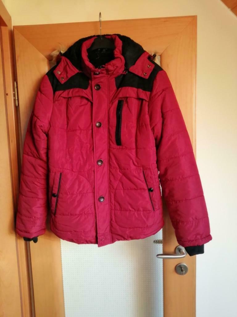 Winterjas, Ophalen of Verzenden, Zo goed als nieuw, Maat 56/58 (XL), Rood