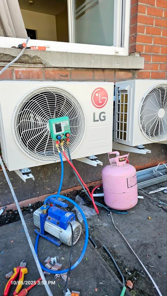 Installation climatisation pompe chaleur, Enlèvement ou Envoi