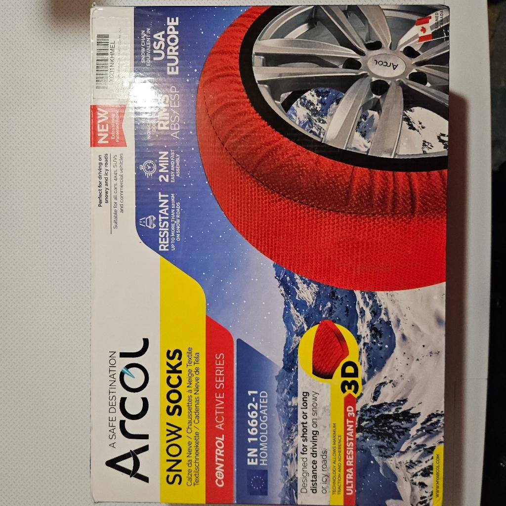 Chaussettes à neige voitures taille XL, Enlèvement ou Envoi, Neuf
