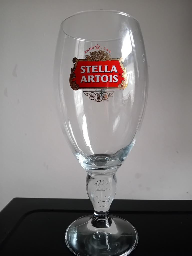 Stella Artois glas van 50 cl, Ophalen of Verzenden, Gebruikt, Glas of Glazen, Stella Artois