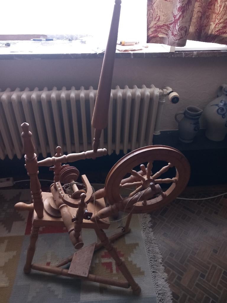 spinnenwiel, Hobby en Vrije tijd, Ophalen, Gebruikt, Spinnewiel