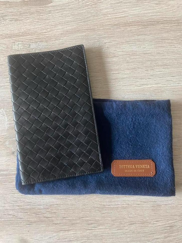 Bottega Veneta gloednieuwe vintage kaarthouder, Handtassen en Accessoires, Portemonnees, Ophalen, Zo goed als nieuw, Zwart, Leder