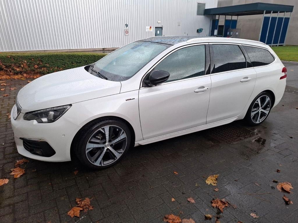 Peugeot 308GT, Auto's, Peugeot, Voorwielaandrijving, Stof, Wit, 5 deurs