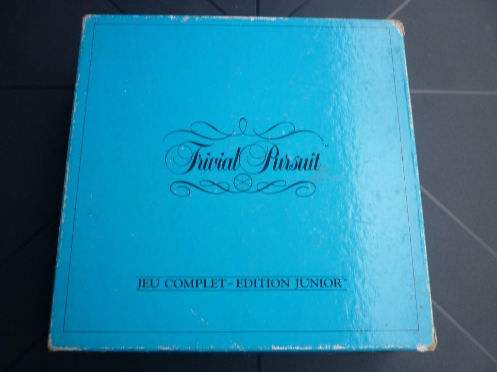 Jeu de société - Trivial Pursuit Edition Junior - Parker, Trois ou quatre joueurs, Enlèvement ou Envoi, Utilisé, Parker