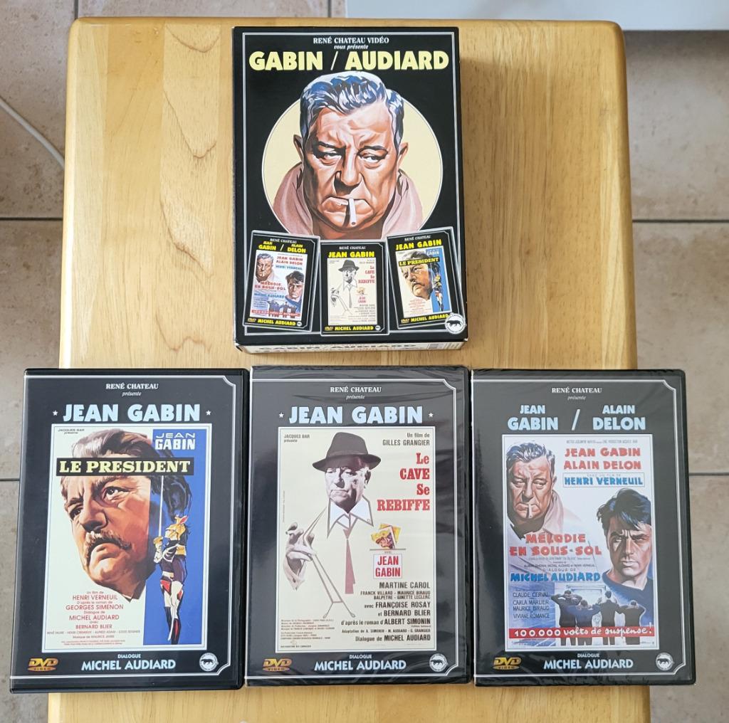 Coffret DVD Jean Gabin / Michel Audiard (3 films), Enlèvement, 1960 à 1980, Comme neuf
