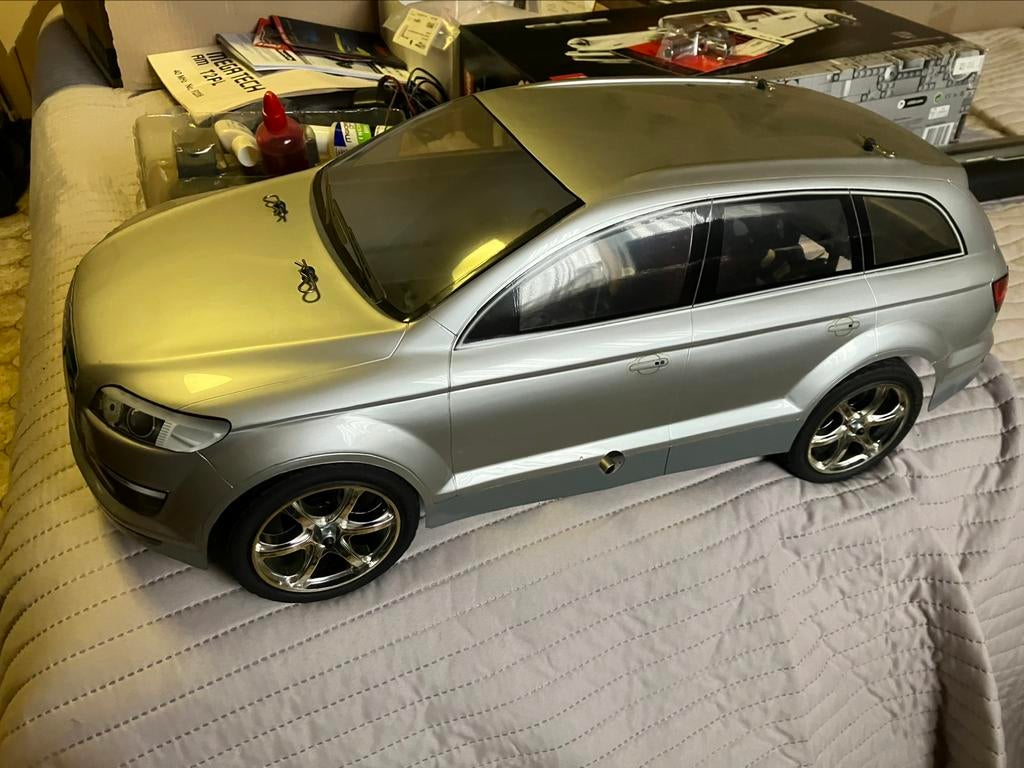 Thundertiger Audi Q7 nitro Nieuwstaat, Hobby en Vrije tijd, Ophalen of Verzenden, Zo goed als nieuw, Nitro