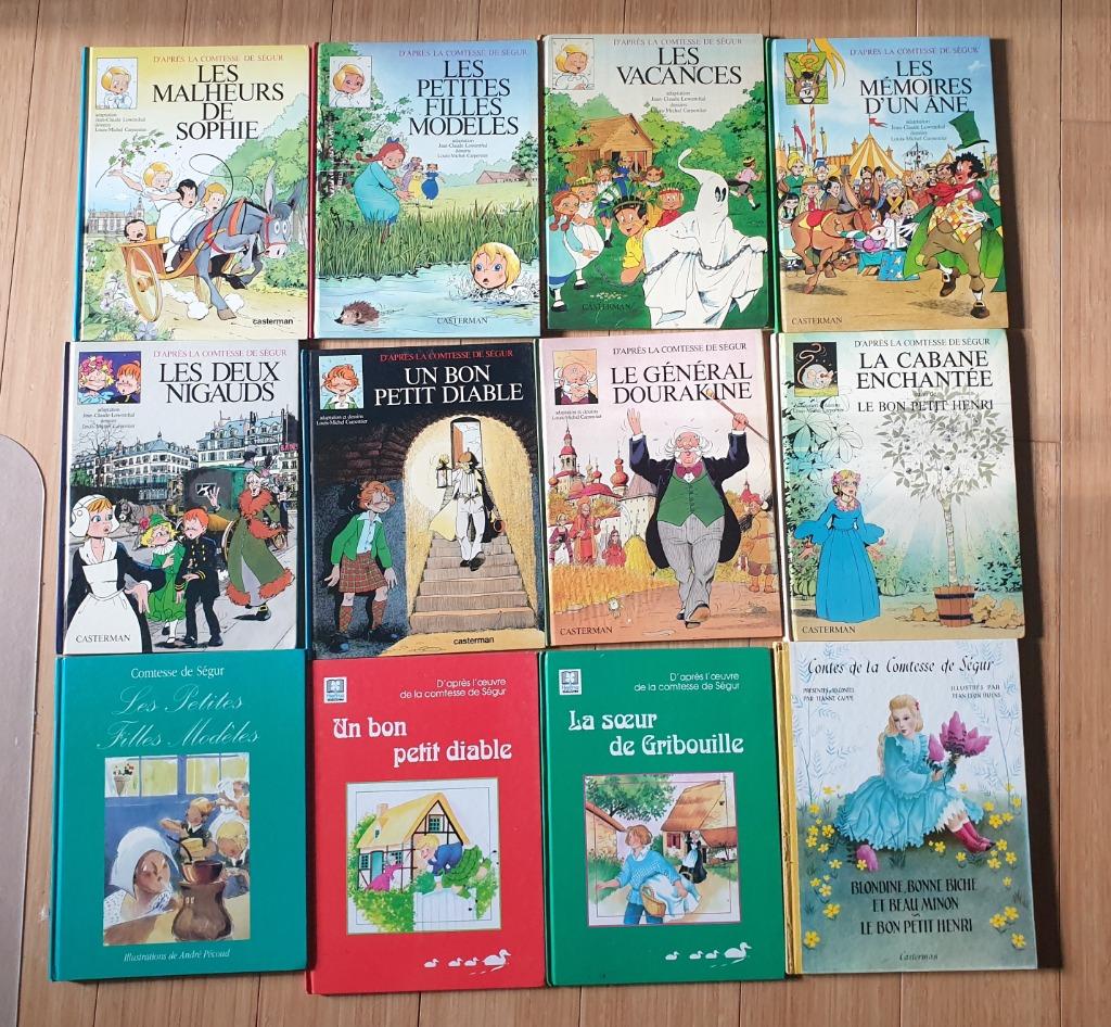 LA COMTESSE DE SEGUR en BD et en textes illustrés (12 alb), Boeken, Stripverhalen, Ophalen
