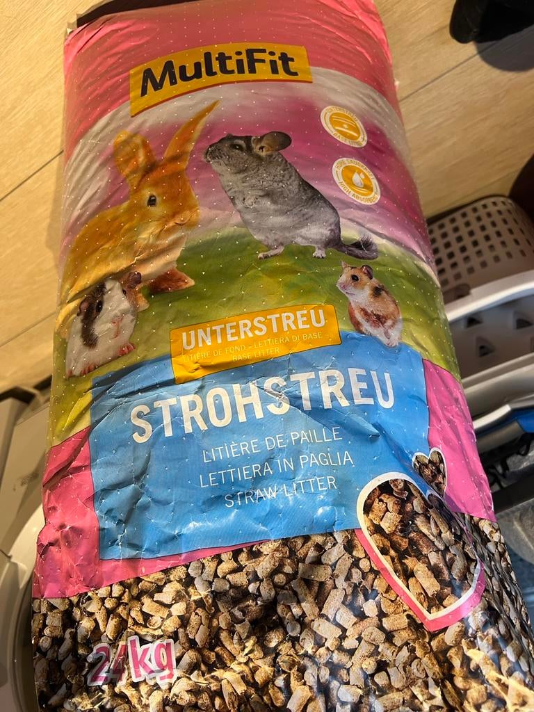 Stro strooisel, Ophalen, Zo goed als nieuw