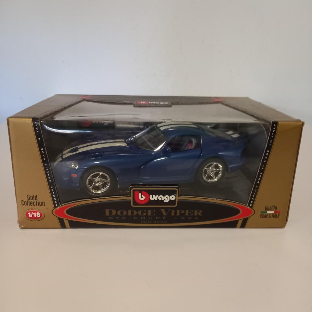 Bburago Dodge Viper 1/18, Ophalen, Nieuw, Auto, Burago
