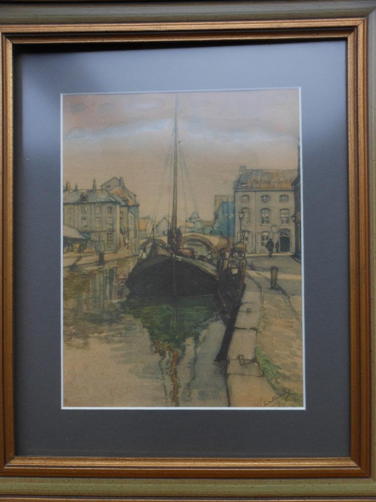 Vue sur Hoogbrug et Vismarkt à Malines, Enlèvement ou Envoi
