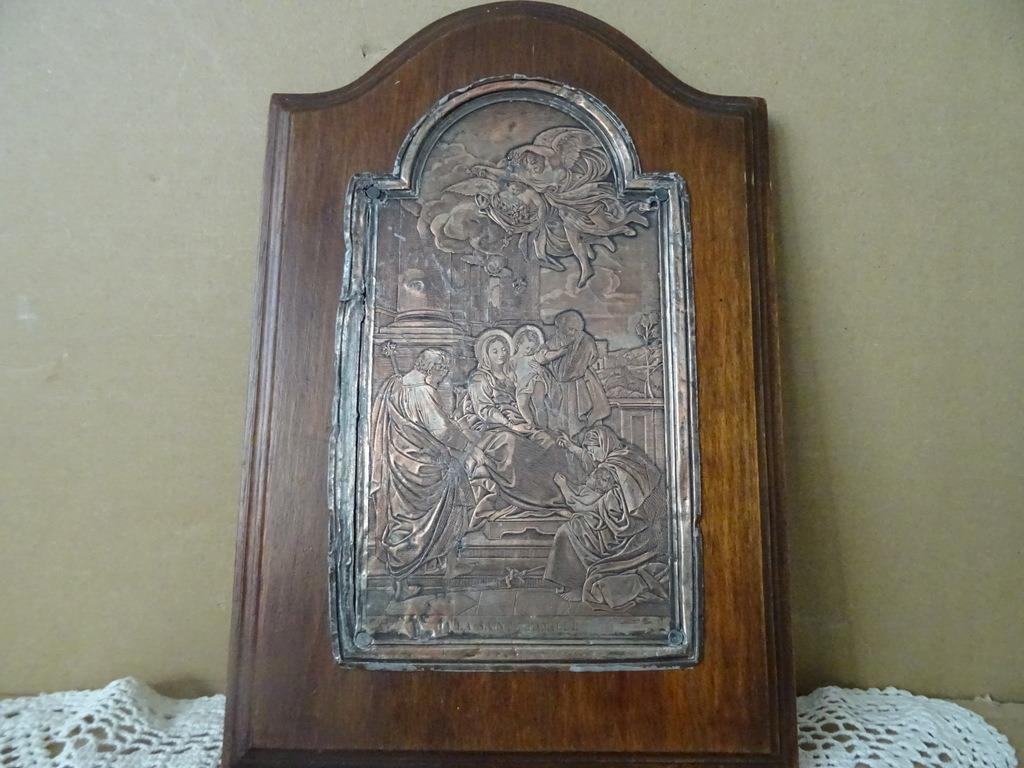 Sainte Famille d'après Batoni relief ancien Sainte Famille, Antiquités & Art, Enlèvement ou Envoi