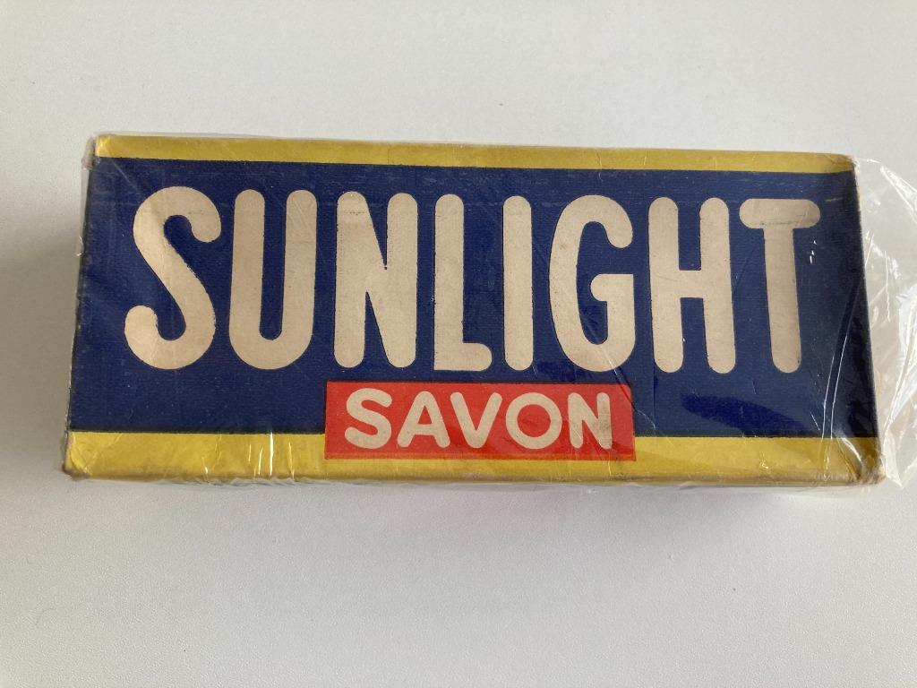 Reclame SUNLIGHT zeep : vintage doos Brussel, Verzamelen, Ophalen of Verzenden, Zo goed als nieuw, Gebruiksvoorwerp