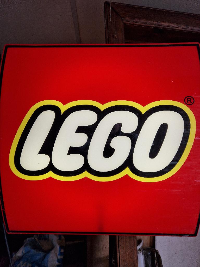lego lichtreclame/ lichtbak, Kinderen en Baby's, Ophalen of Verzenden, Lego