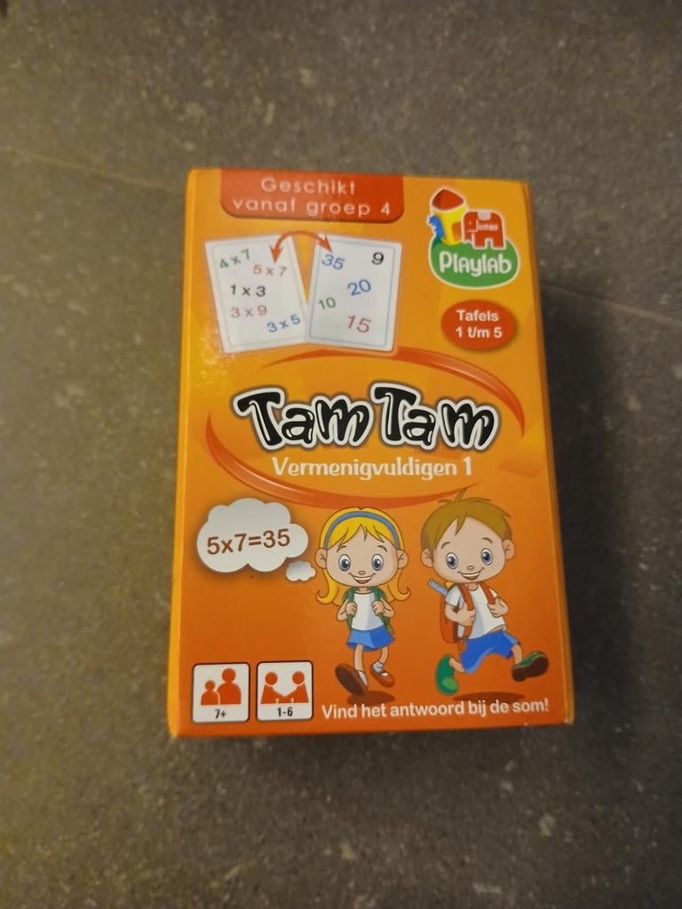 Tam tam rekensetje: maaltafels, Ophalen