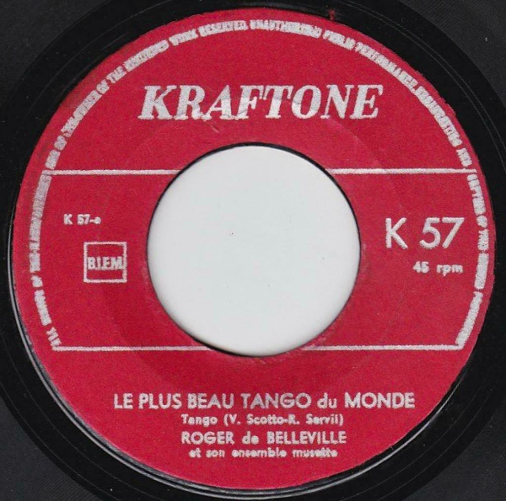 Roger de Belleville ‎– Le Plus Beaux Tango Du Monde, Ophalen of Verzenden, Overige formaten
