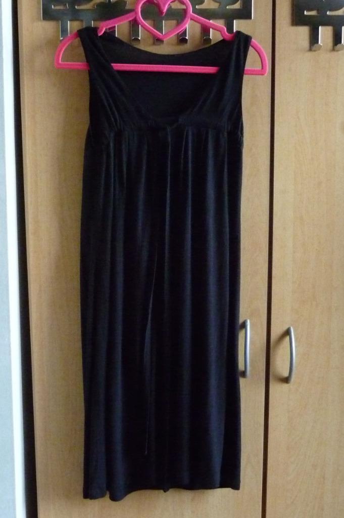 Zwart nachtkleed pyjama nachtjurk met lint Maat 38, Ophalen of Verzenden, Maat 38/40 (M)
