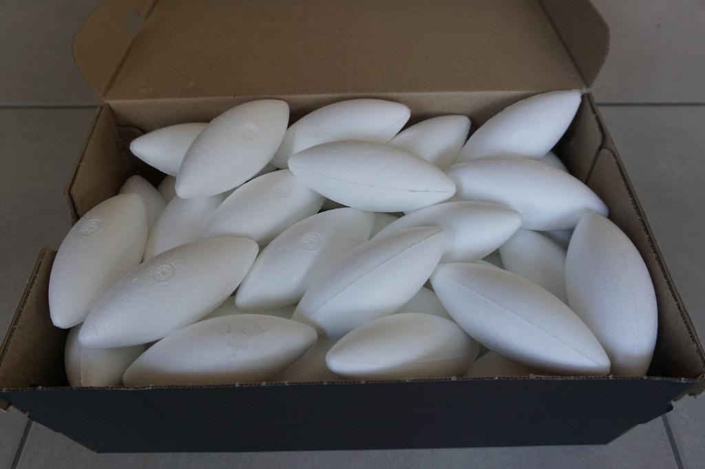 Piepschuim druppels/ovalen (hobby) (50 stuks), Hobby en Vrije tijd, Knutselen, Nieuw, Knutselwerk, Ophalen of Verzenden