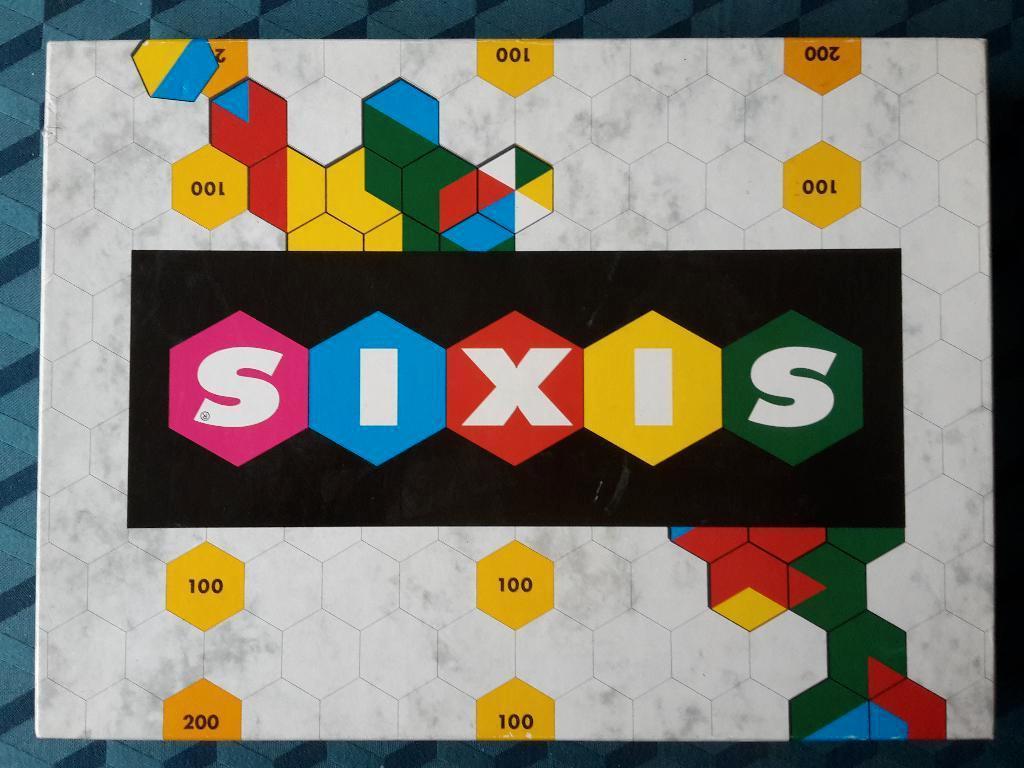 Vintage spel Sixis, 2-6 spelers, als nieuw, + 1 gratis promo, Ophalen of Verzenden, Zo goed als nieuw