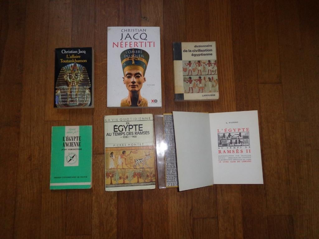 6 livres sur l'Egypte ancienne, Ophalen