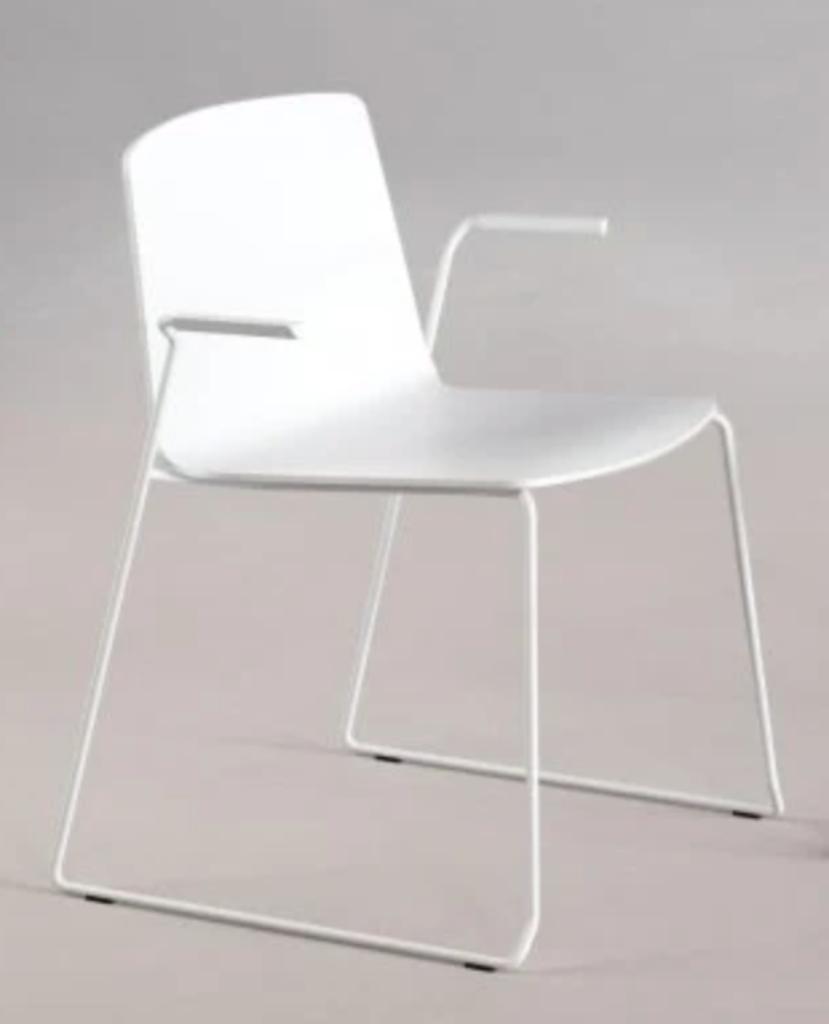 Set 6 Kristalia witte Rama stoelen NIEUW (in doos), Huis en Inrichting, Ophalen, Nieuw, Wit