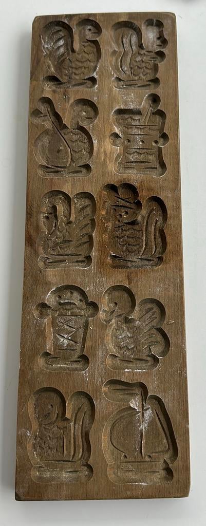 Antieke speculaasvorm, Ophalen, Gebruikt