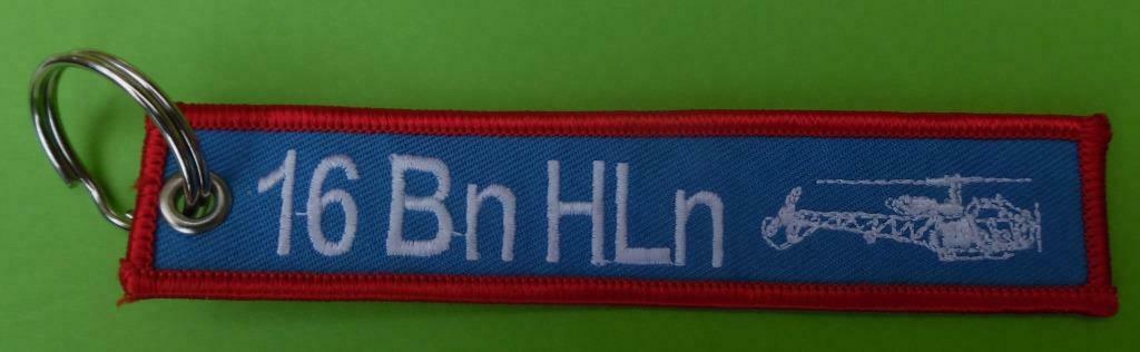 Keychain 16 Bn Hln "Alouette II"  (  M90 ), Verzamelen, Ophalen of Verzenden, Landmacht, Overige typen