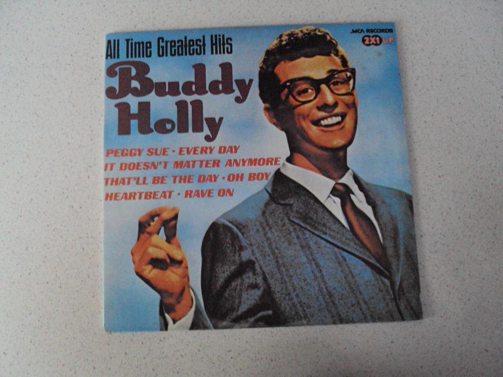 Dubbel LP All Time Greatest Hits "Buddy Holly" anno 1980., Cd's en Dvd's, Ophalen of Verzenden, Gebruikt, 12 inch