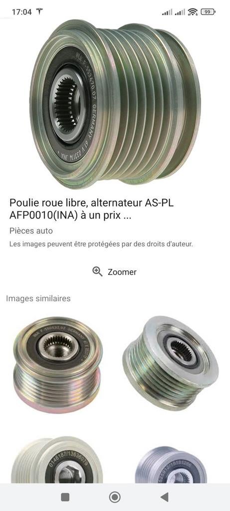 Poulie roue libre alternateur d origine Vw Audi Skoda Seat, Enlèvement ou Envoi, Neuf, Audi