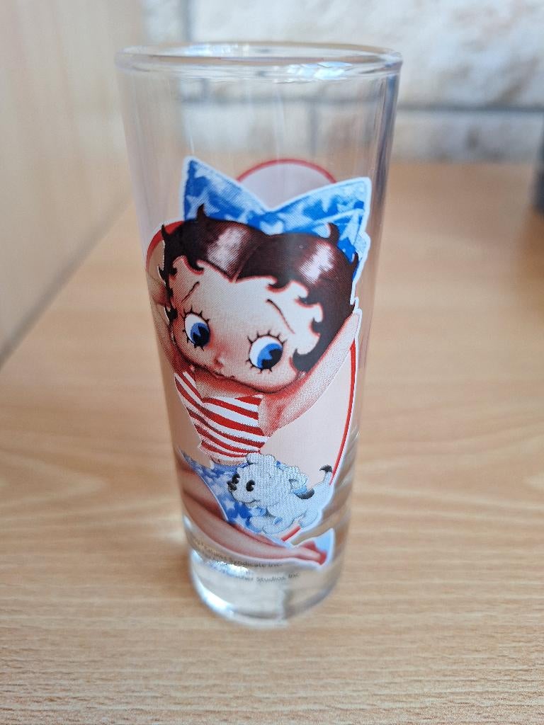 Betty Boop „Avenue of the Stars” borrelglas 2003, Verzamelen, Ophalen of Verzenden, Nieuw, Mens
