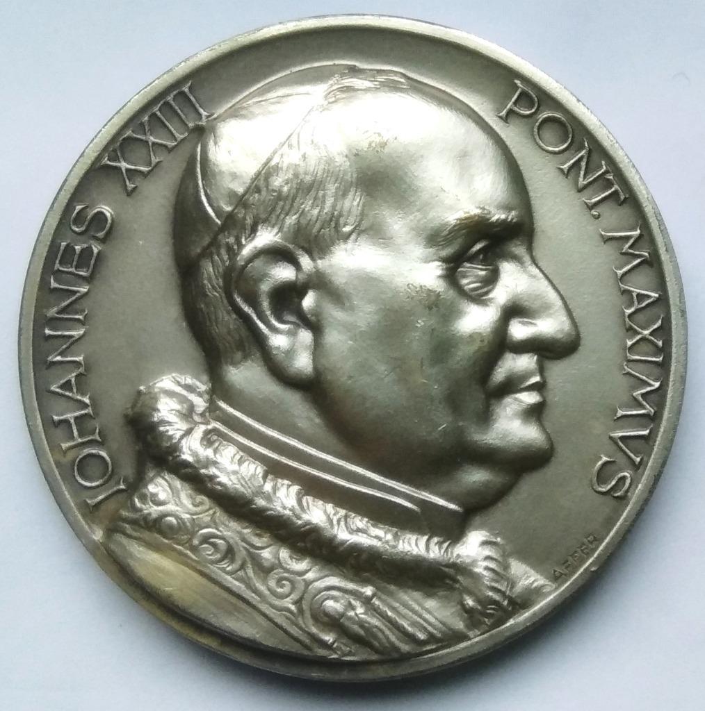 Médaille John 23 Pont Maximus Nostra Signora Della Guar, Timbres & Monnaies, Pièces & Médailles, Autres matériaux, Enlèvement ou Envoi