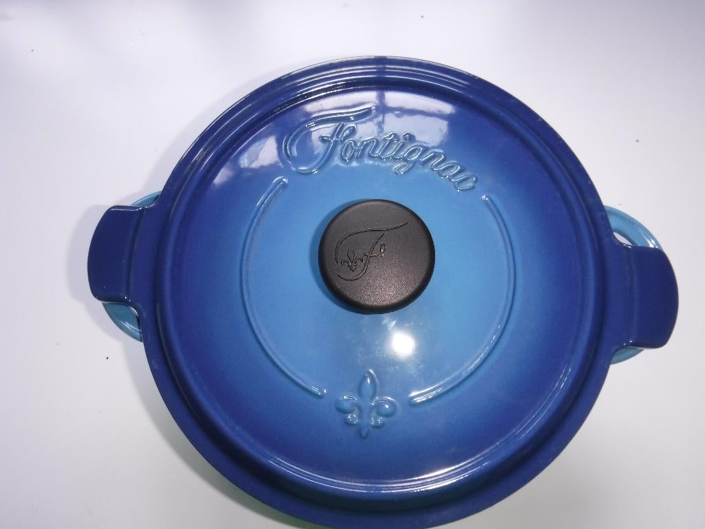 stoofpot, Huis en Inrichting, Keuken | Potten en Pannen, Ophalen of Verzenden, Gebruikt, Gietijzer, Kookpan of Snelkookpan