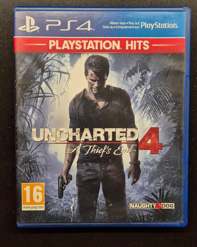 Uncharted 4 ps4, Consoles de jeu & Jeux vidéo, Enlèvement ou Envoi, 1 joueur, Utilisé, Autres genres