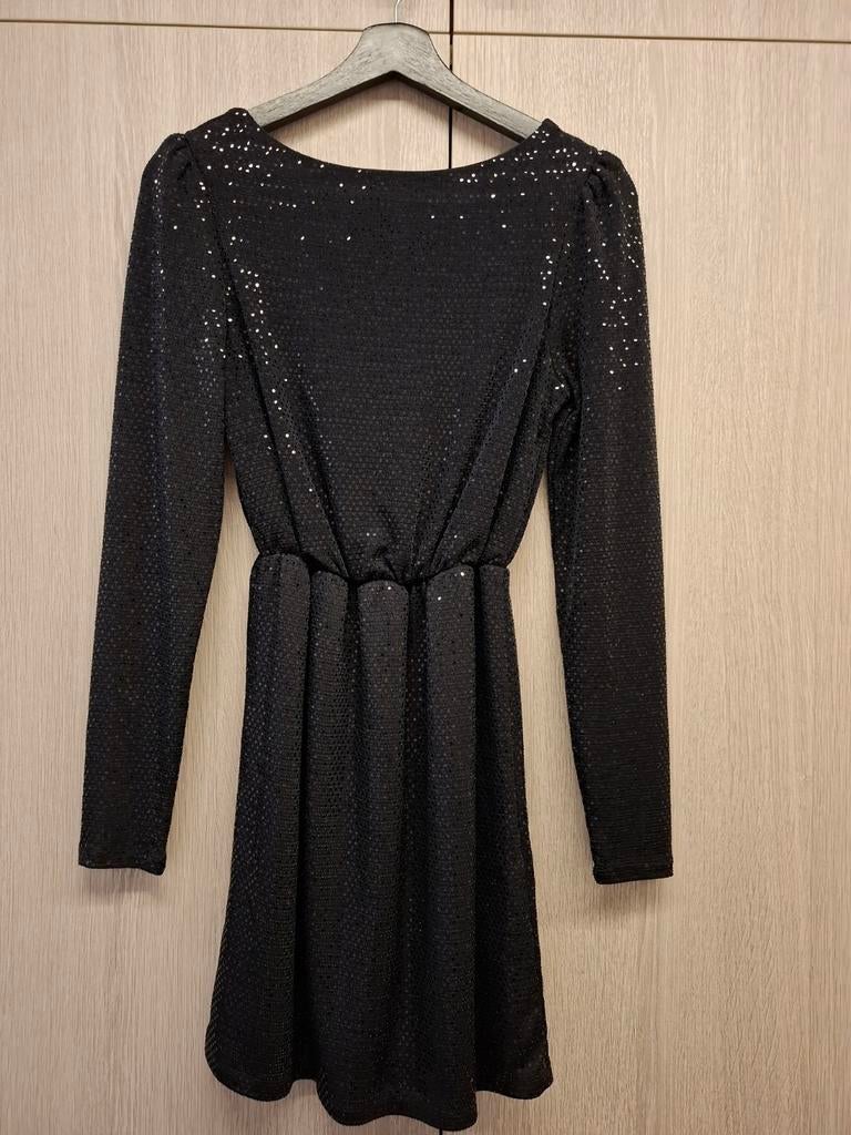 Robe noire Studio XS à sequins, Studio, Comme neuf, Enlèvement, Taille 34 (XS) ou plus petite