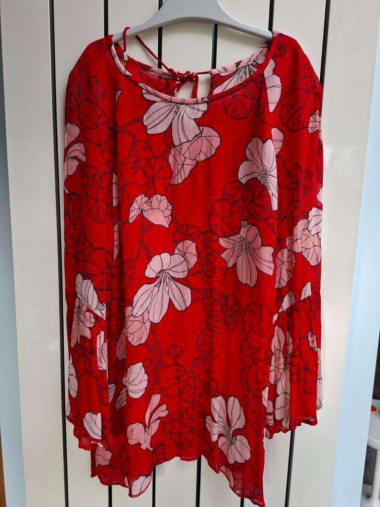 Blouse maat 36, Kleding | Dames, Ophalen of Verzenden, Zo goed als nieuw, Maat 36 (S), Rood
