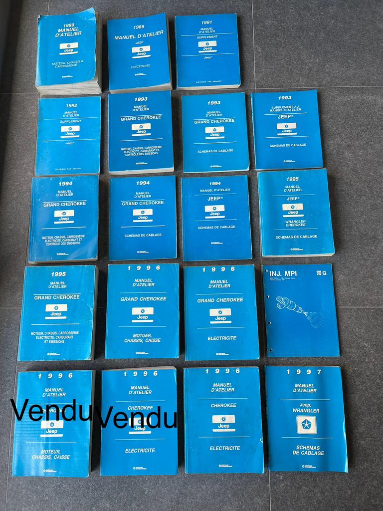 Manuels Techniques d’Atelier « JEEP »
