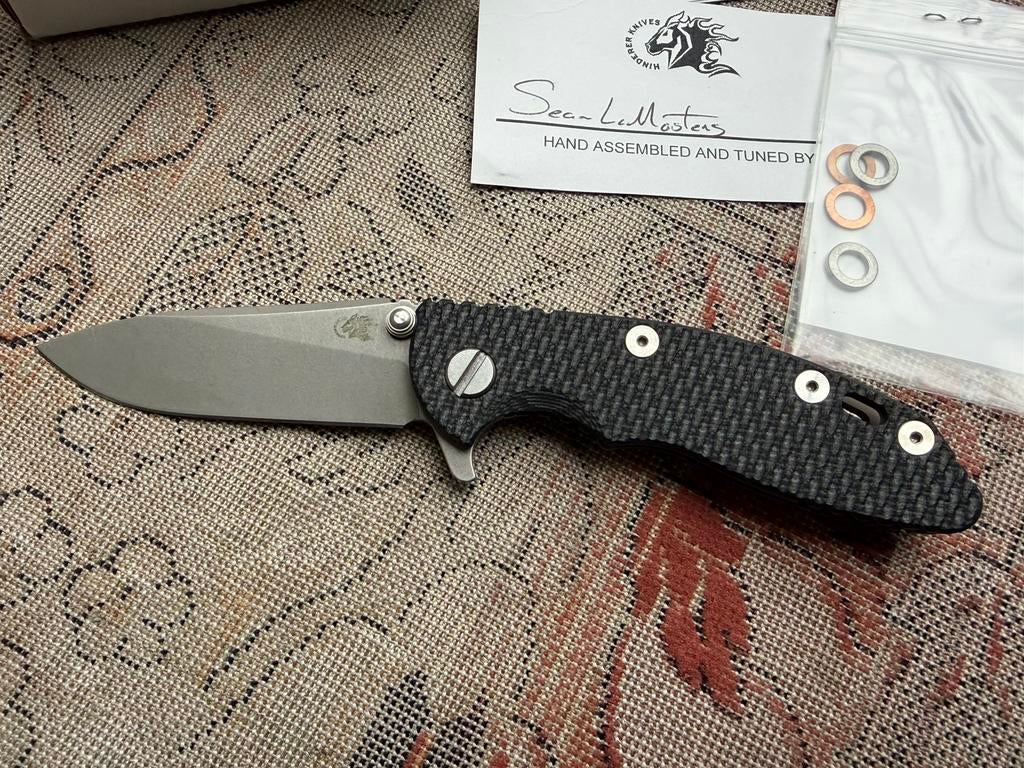 Nieuwstaat Rick Hinderer XM-18 3” EDC Pocket Knife Zakmes, Enlèvement ou Envoi, Comme neuf